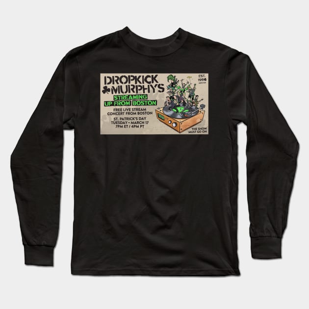 The Show Must Go On Murphys Long Sleeve T-Shirt by jamseydoodles